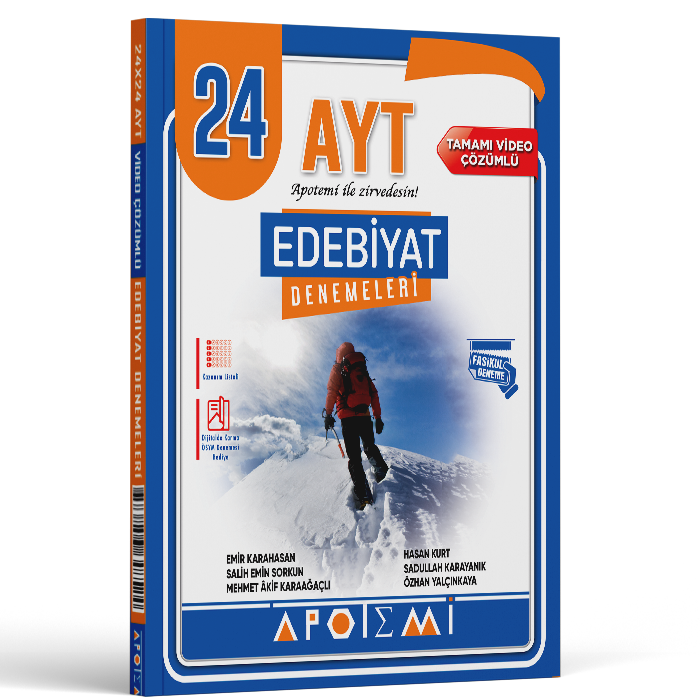 APOTEMİ YKS AYT DENEME 24 LÜ EDEBİYAT - 2025-26